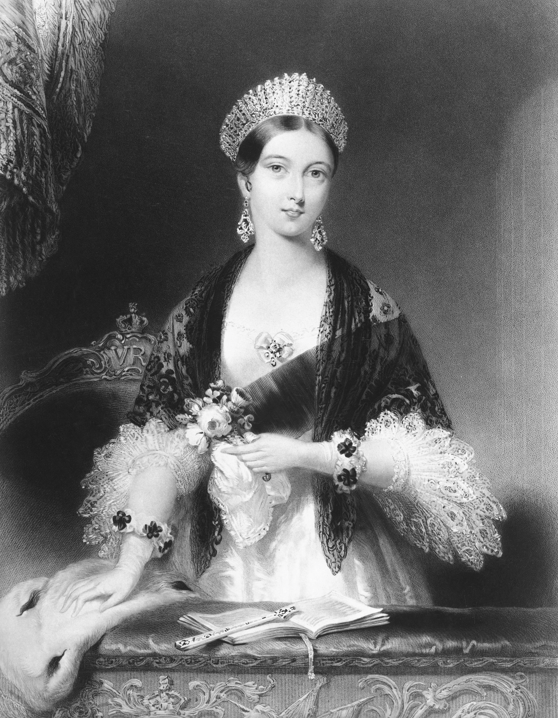Koningin Victoria in Drury Lane London Engeland 1838 al Kennisbank Zilver.nl